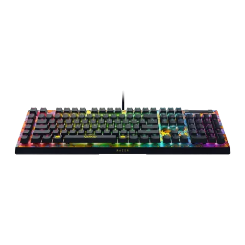 Razer BlackWidow V4 X Pokémon Kanto Starters Edition QWERTY US Negro mecánico RGB Teclado gaming