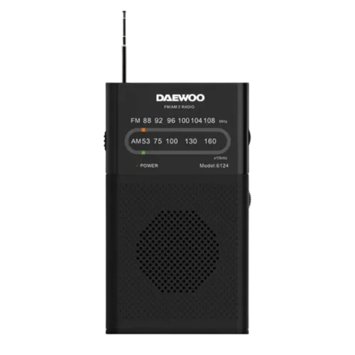 Daewoo DW1027 AM/FM Negro Radio