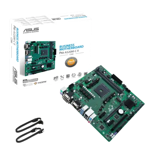 ASUS Pro A520M-C II/CSM A520 AM4 DDR4 mATX Placa base