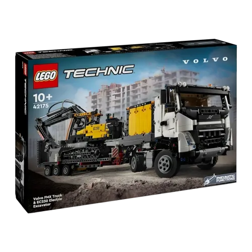 Set LEGO Technic Volvo FMX con Excavadora de Orugas EC230 Electric 42175 2274 piezas 10+ años