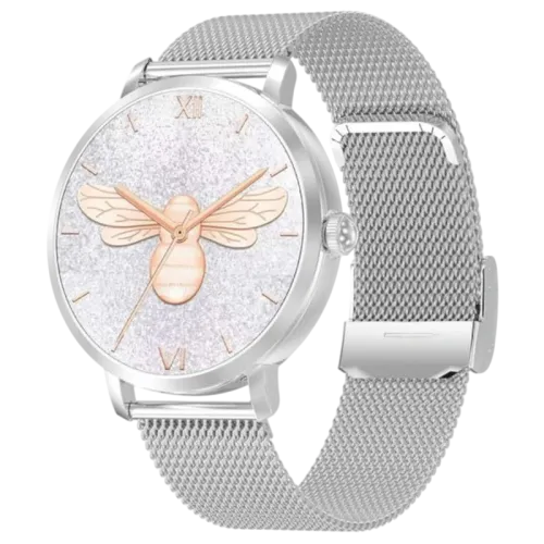 DT NO.1 DT S Plata Correa Metálica 1,3 pulgadas AMOLED 5 días +150 deportes IP68 Smartwatch