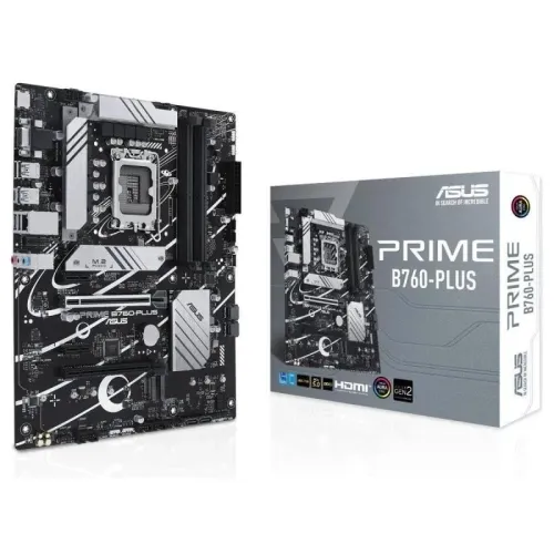 ASUS PRIME B760-PLUS D4 Intel LGA 1700 128GB Micro ATX Negro 2,5G Ethernet 3 ranuras M.2 Placa base