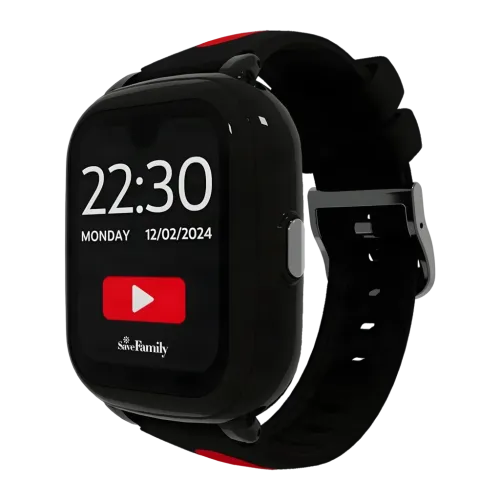SaveFamily Iconic Plus 2 4G Negro Llamadas SOS Videollamada 1,78 pulgadas GPS IP67 Smartwatch