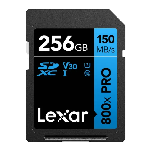 Lexar High-Performance 800x PRO 256GB Negro 150MB/s V30 U3 UHS-I Tarjeta SDXC