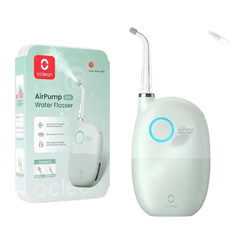 Irrigador dental Oclean AirPump A10 Sin Cable Batería recargable Verde