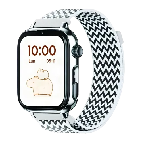 SaveFamily SaveWatch Plus 2 4G Plata Botón SOS Cámara 2MP 1,96 pulgadas AMOLED GPS IP68 Smartwatch