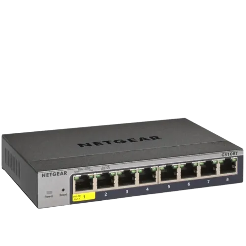 NETGEAR GS108Tv3 L2 Gigabit Ethernet 8 puertos Switch Gestionado